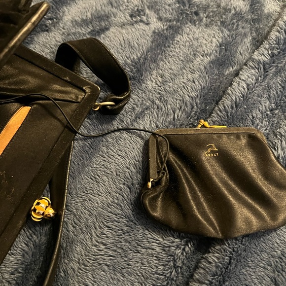 Vintage Koret Handbag Purse with gold tone clasp - Picture 8 of 10